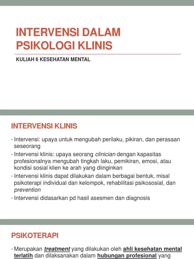 Psikologi Klinis: Ilmu, Praktik, dan Dampaknya dalam Kesehatan Mental