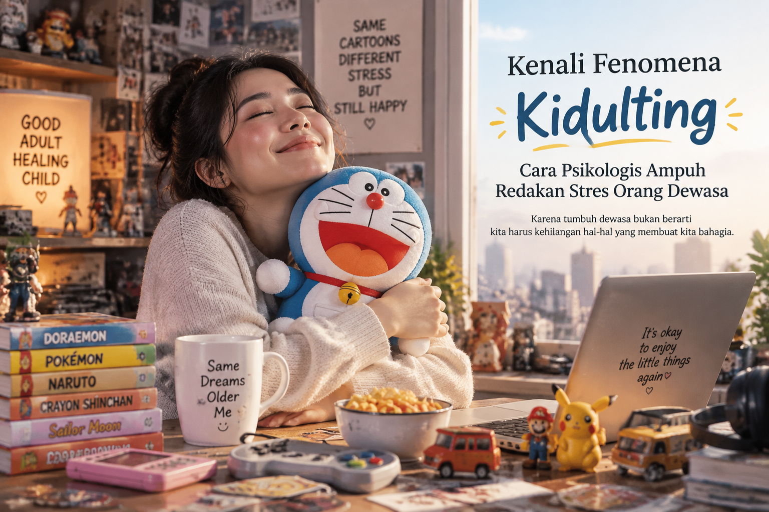 Kenali Fenomena Kidulting: Cara Psikologis Ampuh Redakan Stres Orang Dewasa